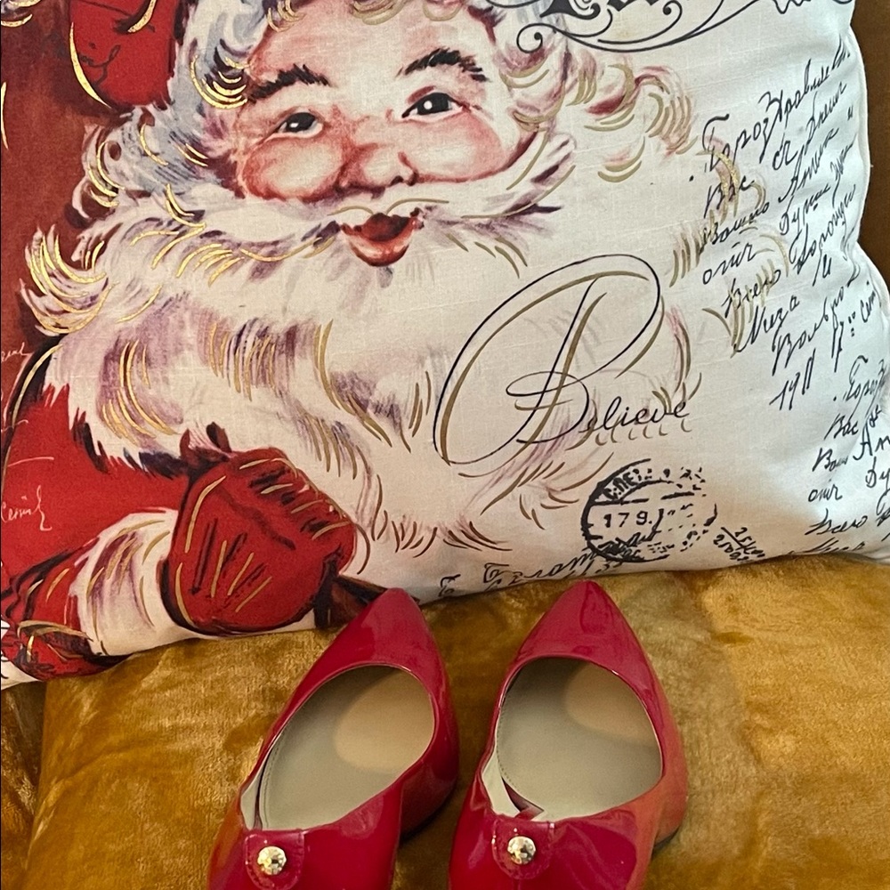 Michael Kors Red Patent Leather Heels Size 8